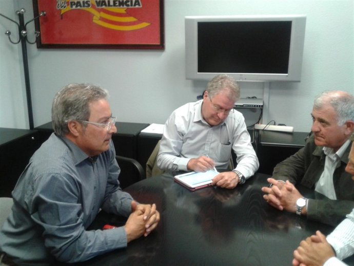 Reunión de la Junta Directiva de UATAE-CV y la Comisión Ejecutiva de CCOO-PV 