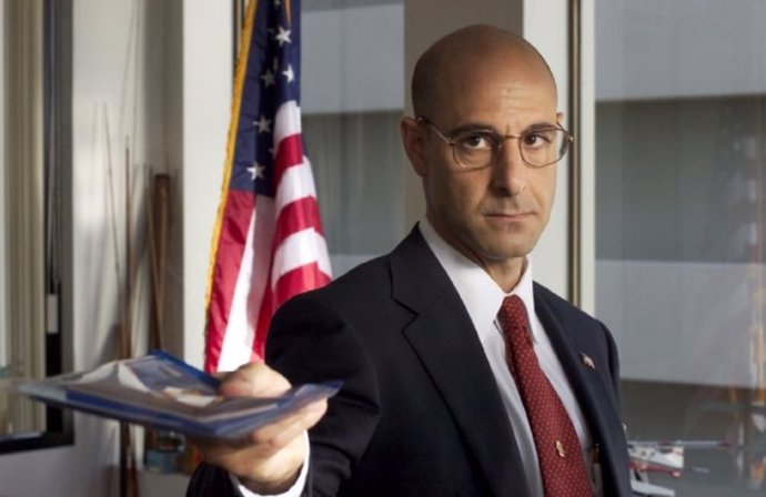 Stanley Tucci en La terminal