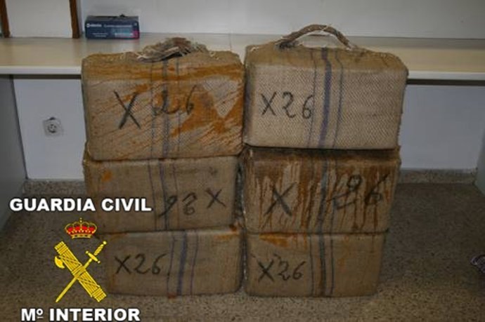 Hachís incautado en La Jonquera