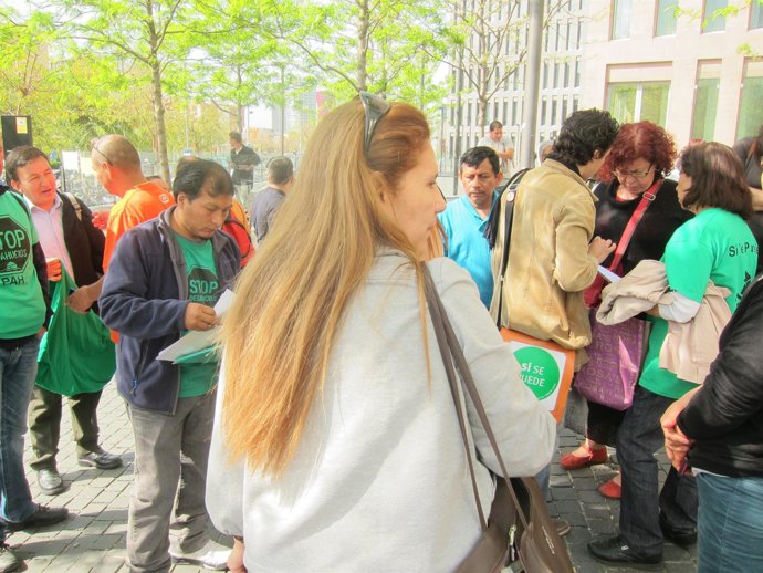 Plataforma de Afectados por la Hipoteca en la Ciudad de la Justicia