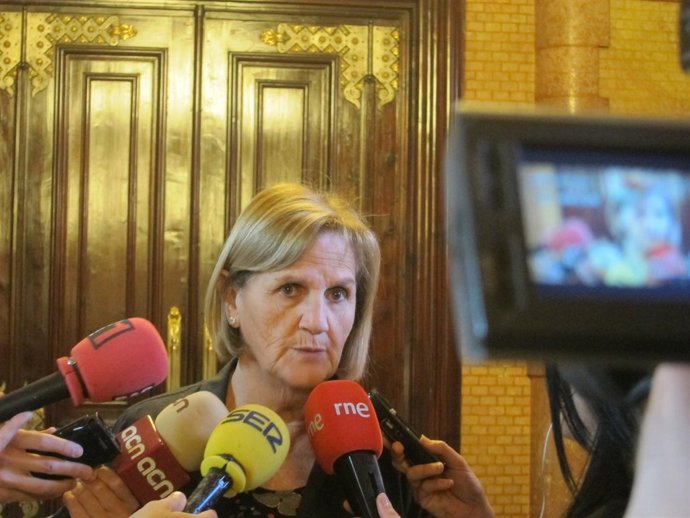 La presidenta del Parlament, Núria de Gispert