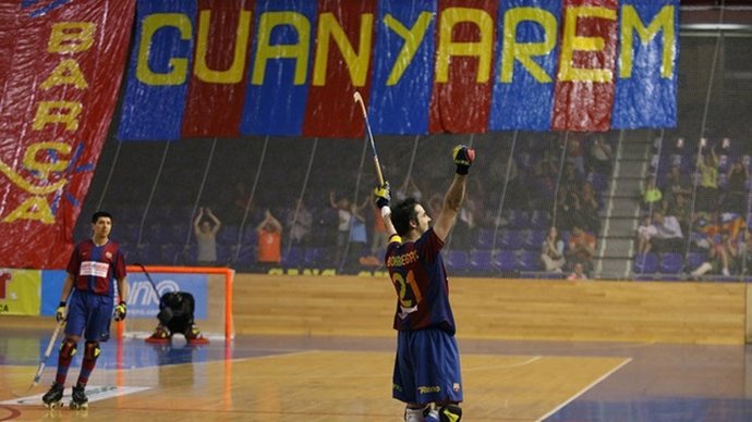 El excapitán del FC Barcelona de hockey patines, 'Beto' Borregán