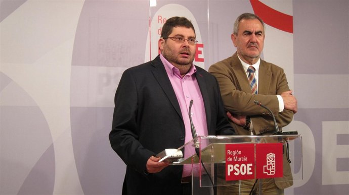 Miguel Martínez y González Tovar (PSRM), en rueda de prensa