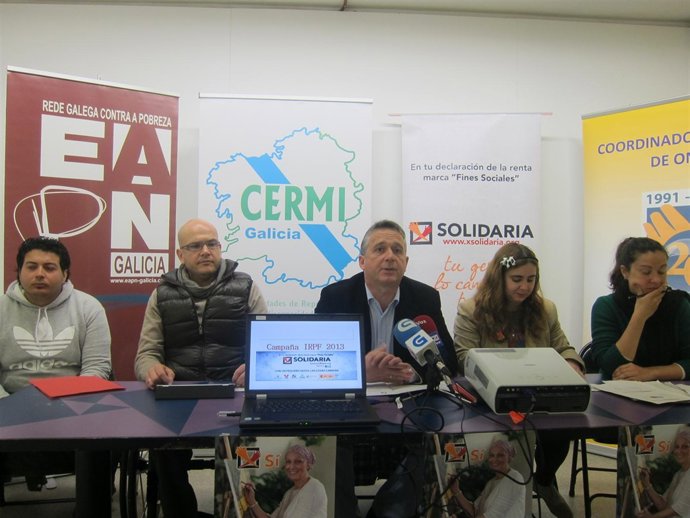 Presentación de la campaña 'X Solidaria' de la Renta