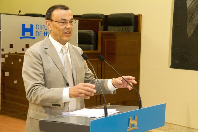 El presidente de la Diputación de Huelva, Ignacio Caraballo.