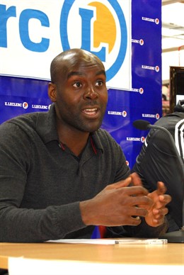 David Davis, jugador de Balonmano del Atlético del Madrid