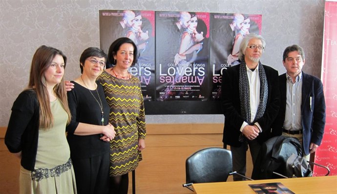 Esther Noriega, Nina Reglero, Mercedes Cantalapiedra, Jacinto Gómes y J.M.Viteri