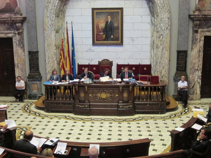 Imagen de archivo de un pleno del Ayuntamiento