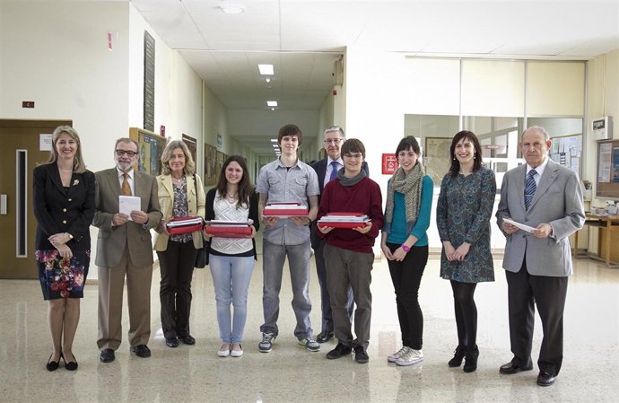 Premiados en la fase aragonesa de la Olimpiada de Química
