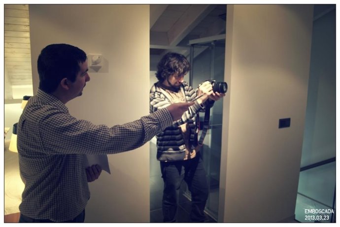 Rodaje del cortometraje Emboscada