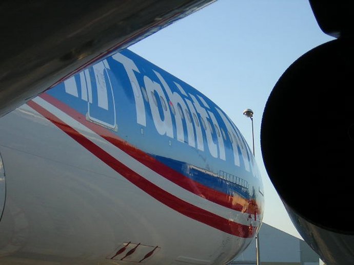 Avión de Air Tahiti Nui
