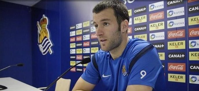 Imanol Agirretxe, jugador de la Real Sociedad