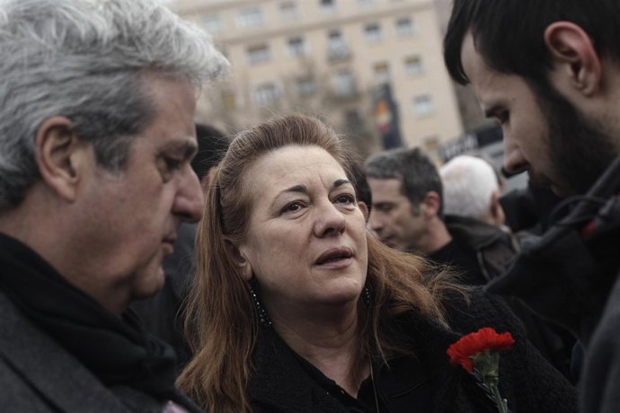 Pilar Manjón, en el aniversario del 11-M