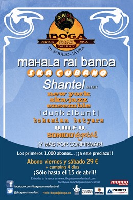 Cartel del festival Iboga Summer Festival