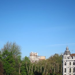 Cielo despejado y ascenso de temperaturas en Oviedo