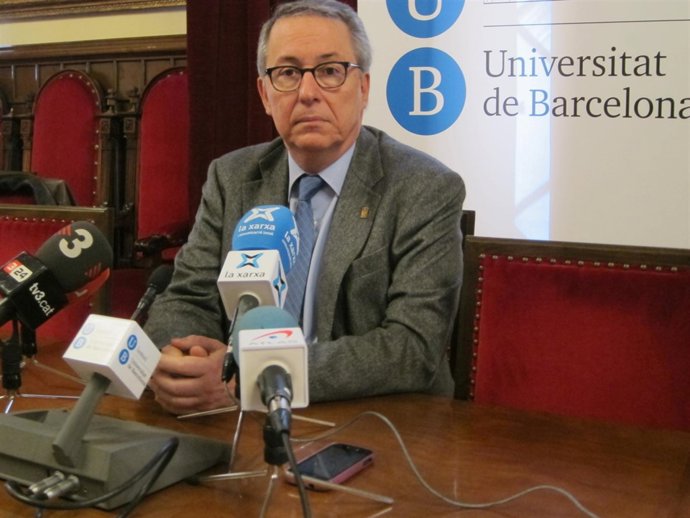 El rector de la UB, Dídac Ramírez