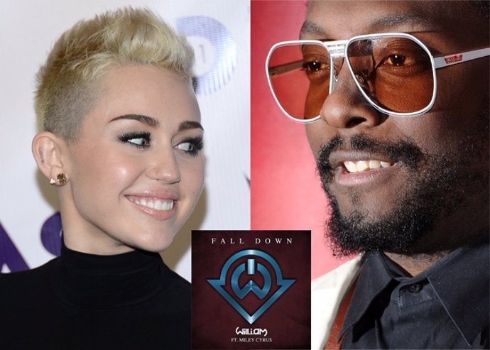 Miley Cyrus y Will.I.Am y su portada de su nuevo single