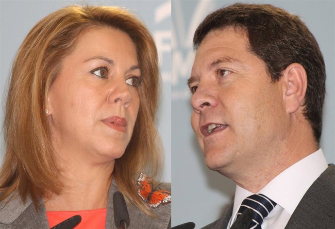 Montaje, MªDolores de Cospedal y Page 