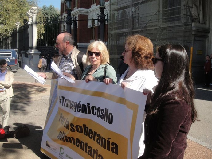 ONGS protestan contra los transgénicos ante el MAGRAMA
