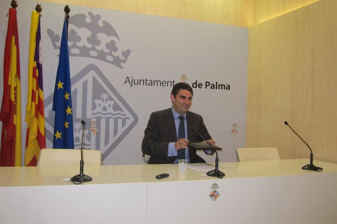 El portavoz del Ayuntamiento de Palma, Julio Martínez