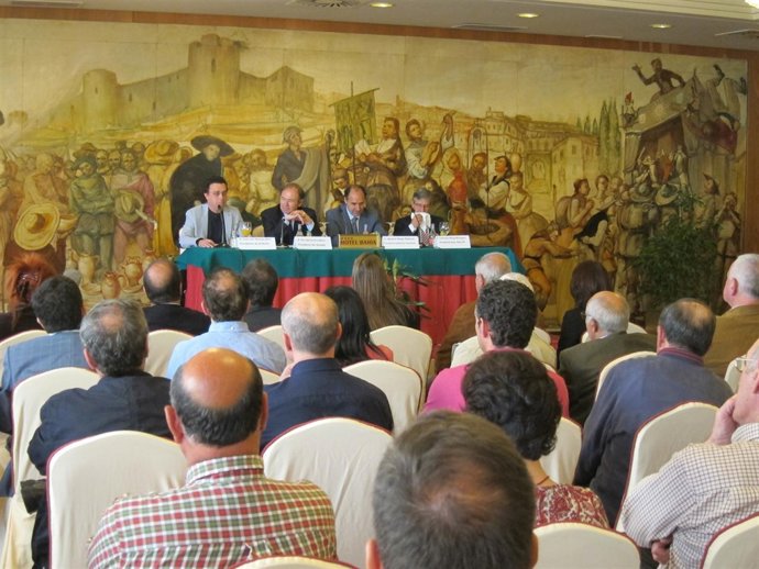 García Escudero y Diego en el encuentro