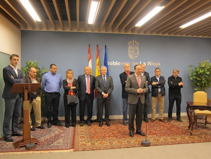 El presidente del Gobierno regional, Pedro Sanz