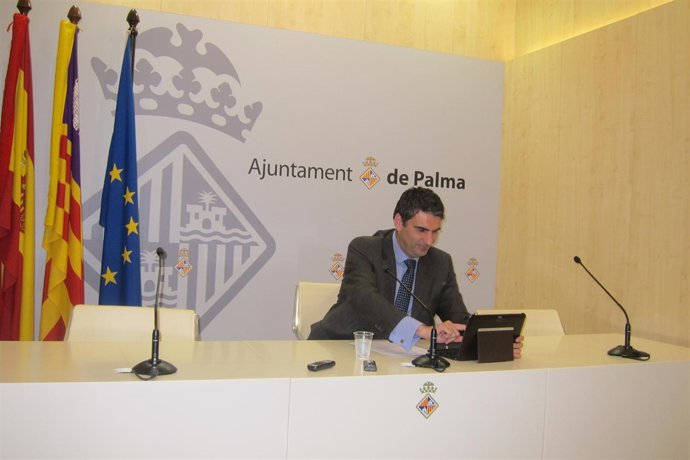 El portavoz del Ayuntamiento de Palma, Julio Martínez