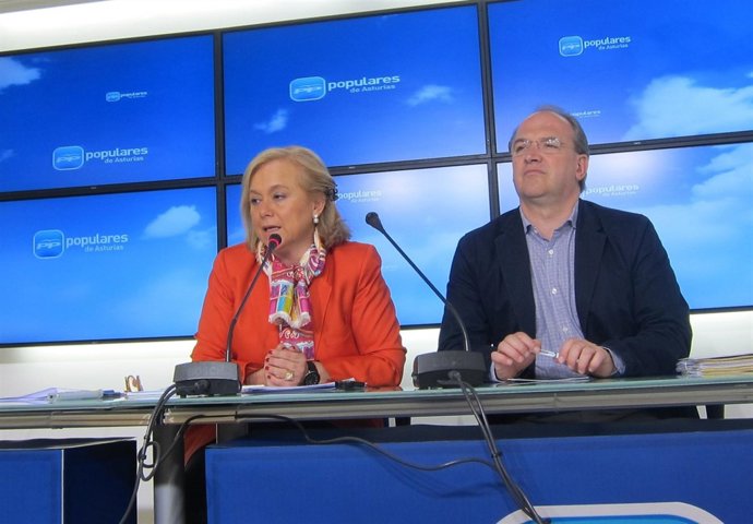 Fernández y Cuervas-Mons, durante la rueda de prensa.