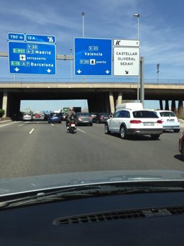 Un tramo de la Pista de Silla