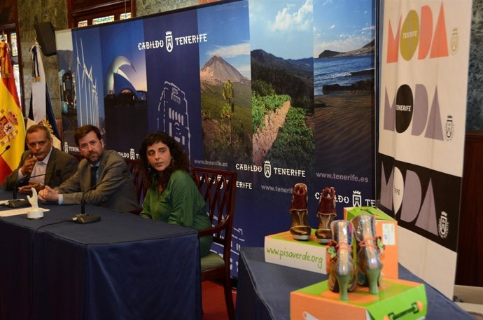 Efraín Medina, Carlos Alonso y Laura Quintana