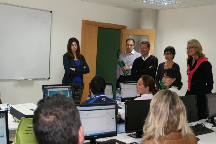 Marta Rueda y Paloma García Gálvez en los cursos de Andalucía Compromiso Digital