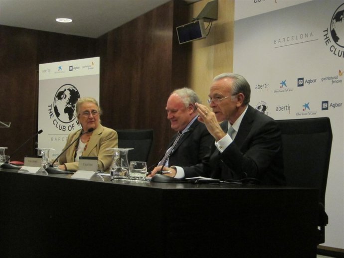 T.Mendizábal, I.Johnson e I.Fainé