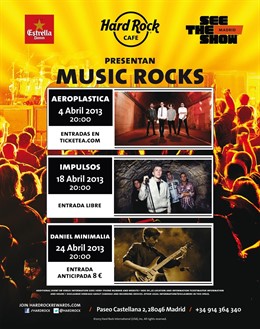 Cartel del  Music Rocks