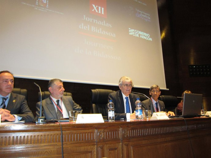 Eduardo Torres Dulce en la inauguración de las XII Jornadas del Bidasoa