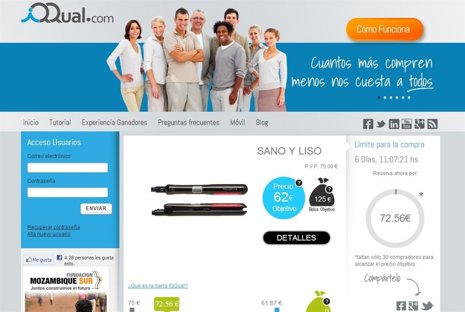 Nace en España el portal de compra colectiva iQQual