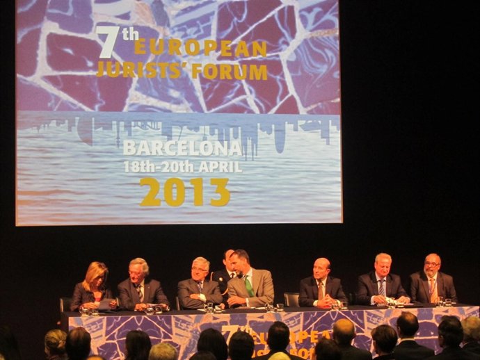 El Príncipe Felipe, en la inauguración del VII European Jurist Forum
