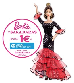 Mattel y Sara Baras colaboran con Aldeas Infantiles SOS con la muñeca Barbie Esp