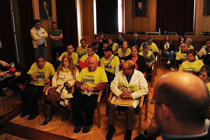 La plataforma de afectados por preferentes, en la Diputación