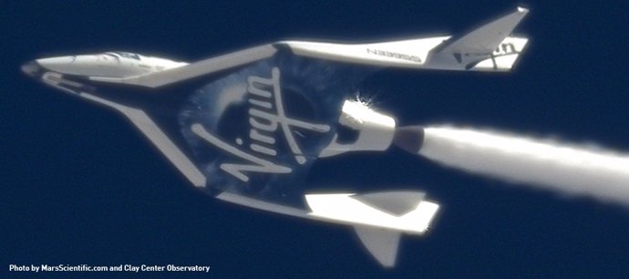 SpaceShipTwo de Virgin Galactic