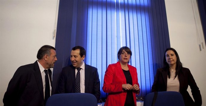 Manuel García Peláez, José Luis Ruiz Espejo y Elena Cortés