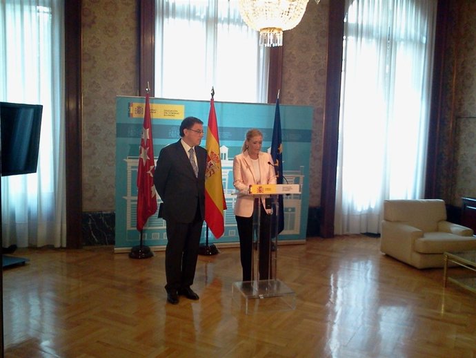 Cristina Cifuentes y Dionisio Lara