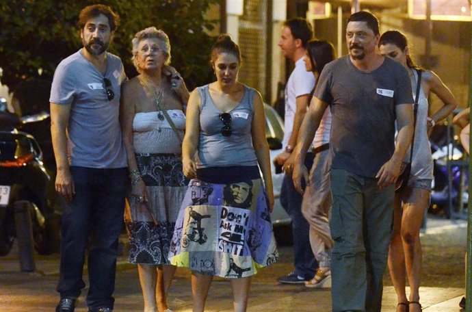Javier, Pilar, Mónica y Carlos Bardem