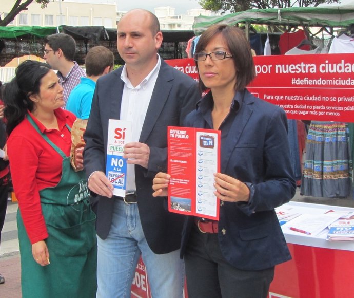 Los socialistas Francisco Conejo y María Gámez