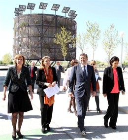 Connie Hedegaard y Federico Ramos