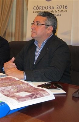 Cuadra, en una rueda de prensa cuando era edil de Seguridad