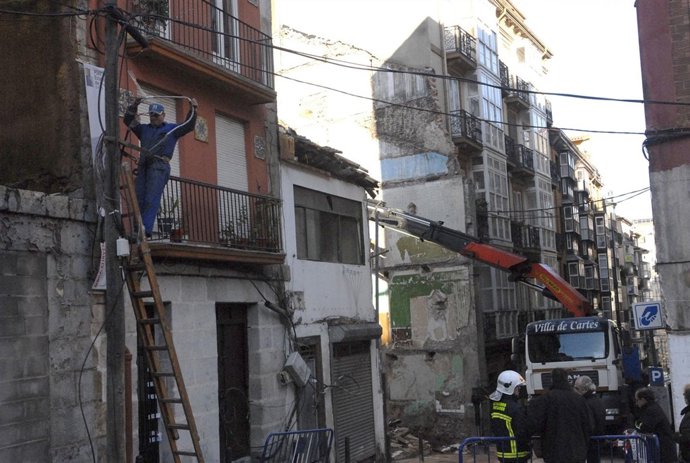 Derrumbe de un edificio