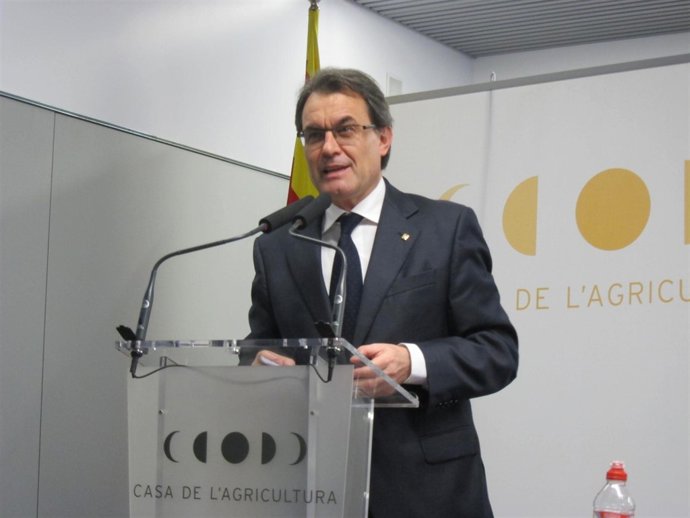 El presidente de la Generalitat, Artur Mas