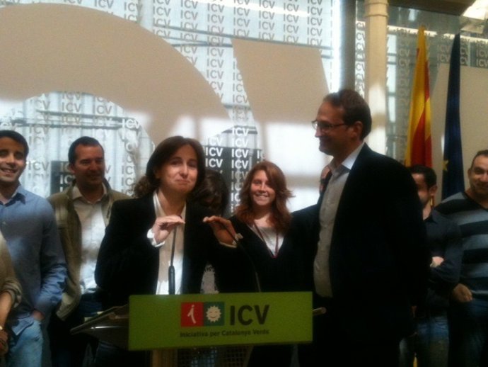 Dolors Camats y Joan Herrera