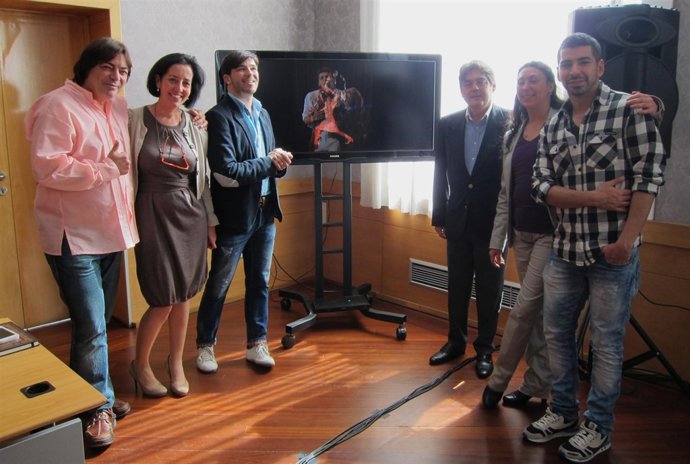 De izq. A drcha., Canales, Cantalapiedra, Rojas, Viteri, Greco y Rodriguez