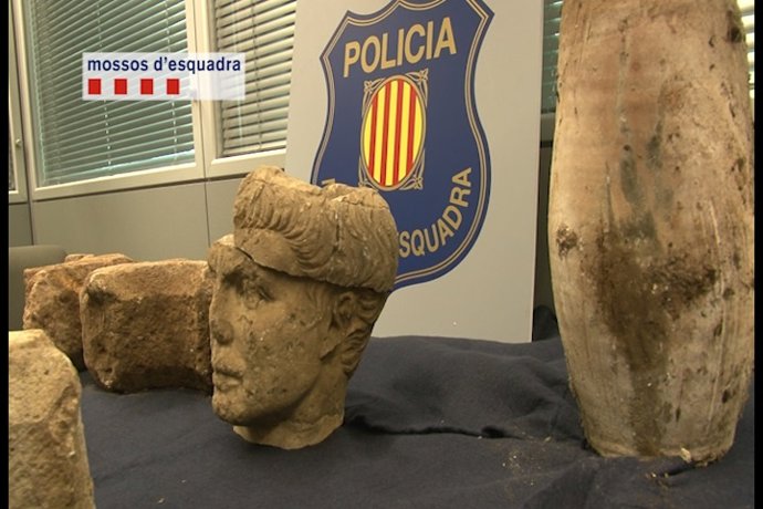 Piezas recuperadas del siglo I y XVI recuperadas